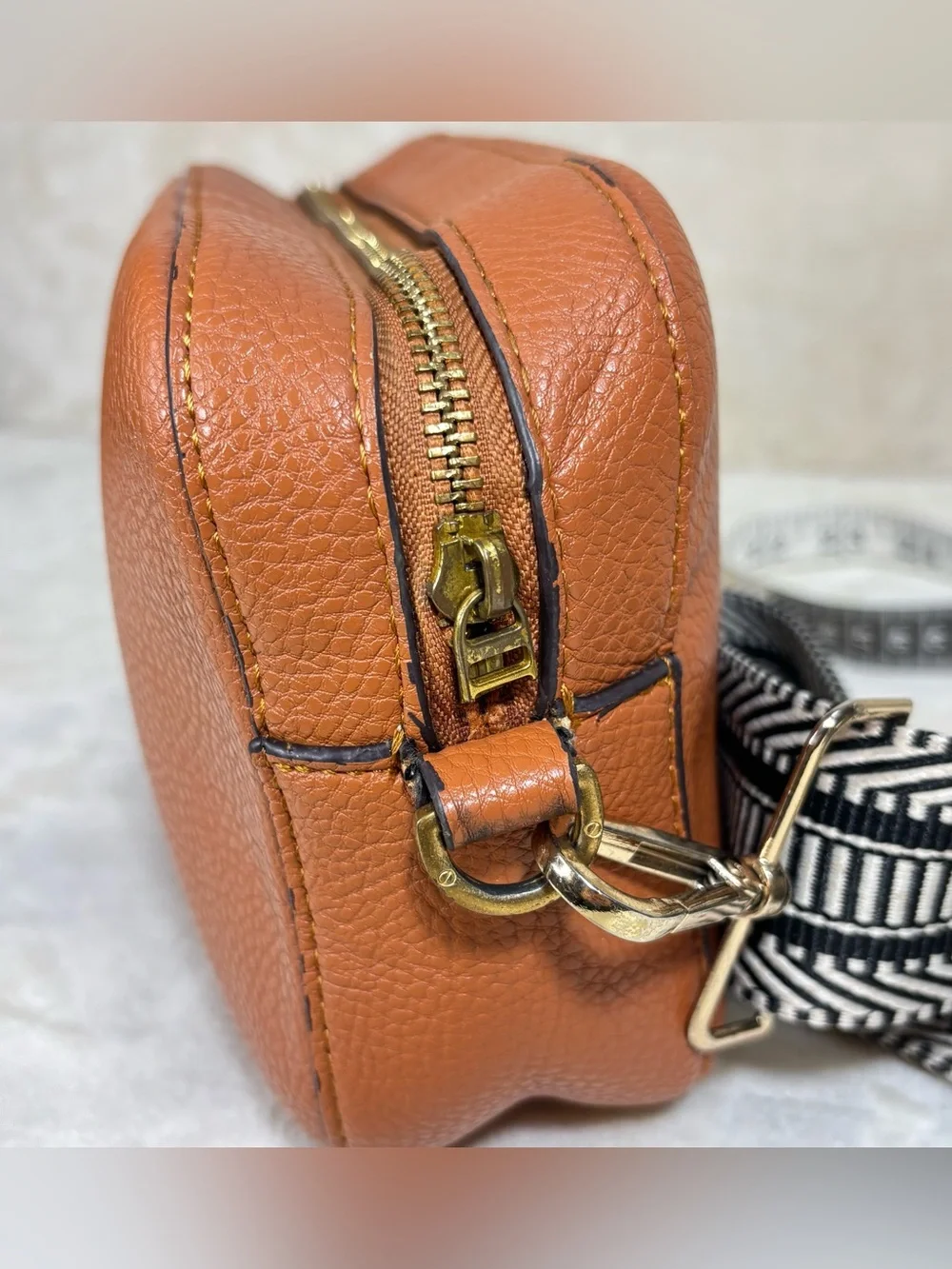 Tory Burch structured pebbled